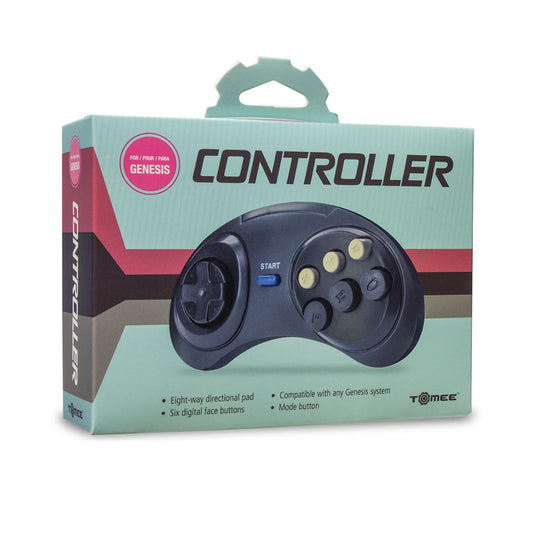 Tomee Six-Button Controller for Sega Genesis